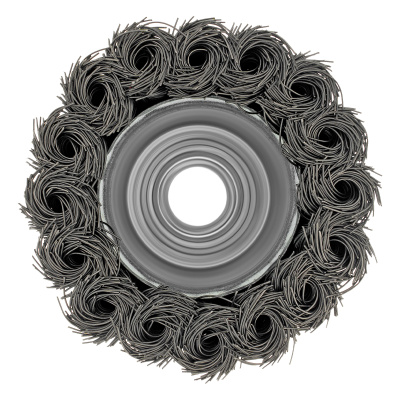 Щетка для УШМ, 65 мм, М14, "чашка", крученая проволока 0.35 мм Matrix по ценам производителя в Воронеже с доставкой по всей России