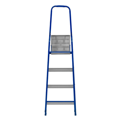 Стремянка, 4 ступени, стальной профиль, алюминиевые ступени Сибртех по ценам производителя в Воронеже с доставкой по всей России