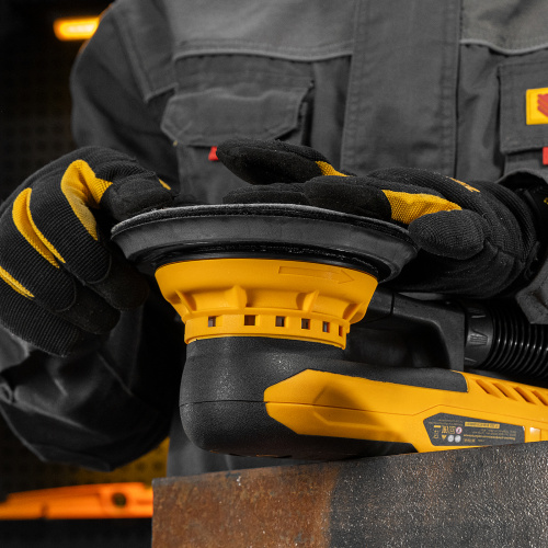 Машина шлифовальная орбитальная бесщет OS-150-BL, 350 Вт, 4000-10000 об/мин Denzel по ценам производителя в Воронеже с доставкой по всей России