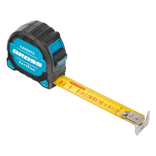 Рулетка Experte,3 м x 19 мм,двухкомпонентный корпус,магнит,двухсторонняя разметка,нейлон Gross по ценам производителя в Воронеже с доставкой по всей России