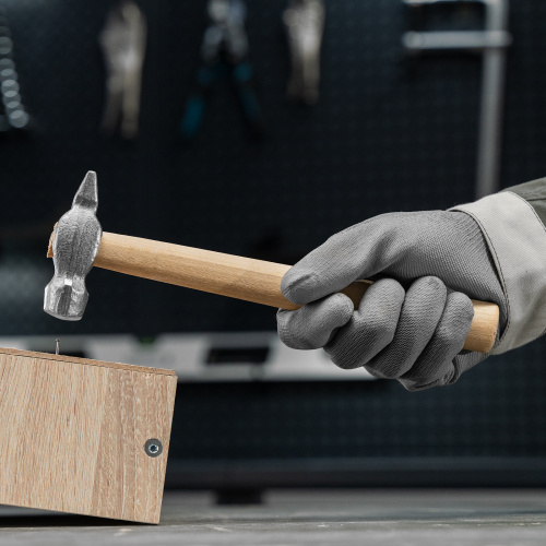 Молоток слесарный, 200 г, круглый боек, деревянная рукоятка по ценам производителя в Воронеже с доставкой по всей России