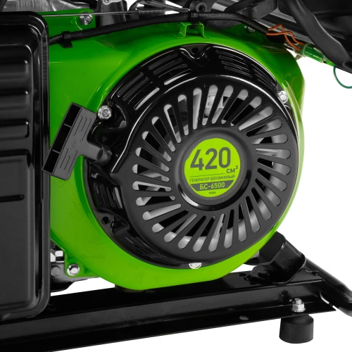 Генератор бензиновый БС-6500, 5.5 кВт, 230В, четырехтактный, 25 л, ручной стартер Сибртех по ценам производителя в Воронеже с доставкой по всей России