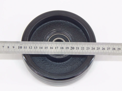 Колесо полиуретан 150х50 мм с подшипником для тележек гидравлических BFWL/BFL10/BFL15 по ценам производителя в Воронеже с доставкой по всей России