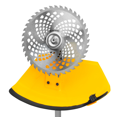 Триммер бензиновый DT-52E, 52 см3, неразъемная штанга, электростартер, состоит из 2 частей Denzel по ценам производителя в Воронеже с доставкой по всей России