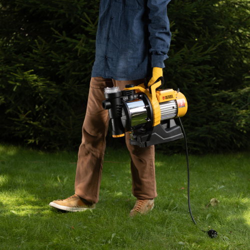 Садовый поверхностный насос GP1100SS, 1100 Вт, 4000 л/ч, подъем 45 м, пластик Denzel по ценам производителя в Воронеже с доставкой по всей России