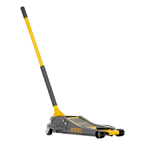 Домкрат гидравлический подкатной, 3 т, 75-500 мм, быстрый подъем, низкий подхват, проф. Denzel по ценам производителя в Воронеже с доставкой по всей России