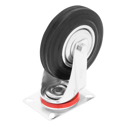 Колесо поворотное D 160 мм, крепление  платформенное Сибртех по ценам производителя в Воронеже с доставкой по всей России