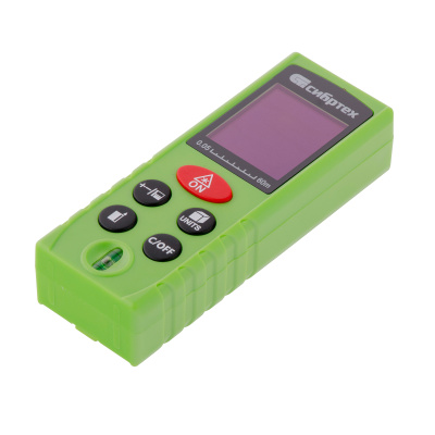 Лазерный дальномер PM-60,60 м,с пузырьковым уровнем Сибртех по ценам производителя в Воронеже с доставкой по всей России