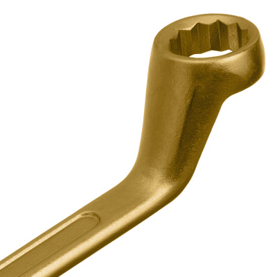 Ключ накидной, 19 х 22 мм, желтый цинк Сибртех по ценам производителя в Воронеже с доставкой по всей России