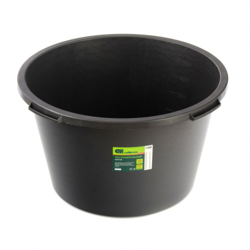 Таз круглый строительный, 60 л Сибртех по ценам производителя в Воронеже с доставкой по всей России