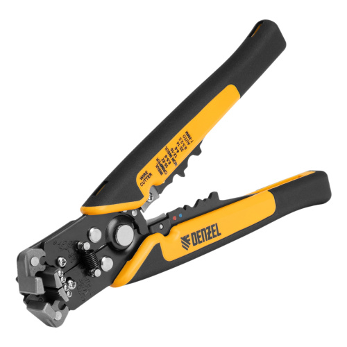 Щипцы для зачистки электропроводов 0,2-6 мм², функция обрезания проводов Denzel по ценам производителя в Воронеже с доставкой по всей России