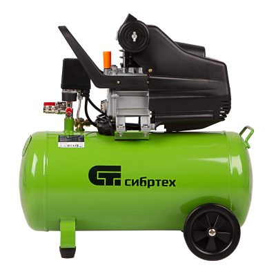 Компрессор воздушный КК-1500/50, 1.5 кВт, 198 л/мин, 50 л, прямой привод, масляный Сибртех по ценам производителя в Воронеже с доставкой по всей России