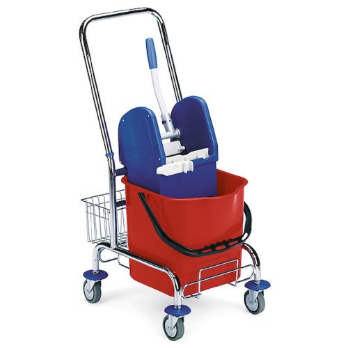 Одноведерная тележка FILMOP 1х25 л на хромированной базе купить в Москве с доставкой по всей России | ProtosMarket.ru