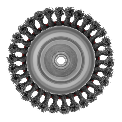 Щетка для УШМ, 150 мм, М14, "чашка", крученая проволока 0.5 мм Matrix по ценам производителя в Воронеже с доставкой по всей России