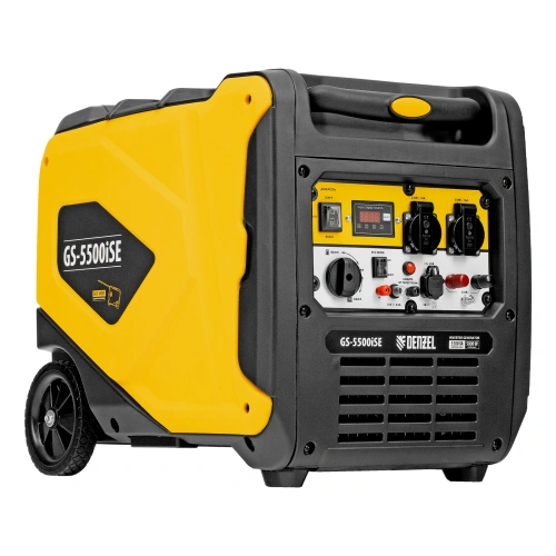 Генератор инверторный GS-5500iSE, 5,5 кВт, 230 В, закрытый корпус,электростартер Denzel по ценам производителя в Воронеже с доставкой по всей России