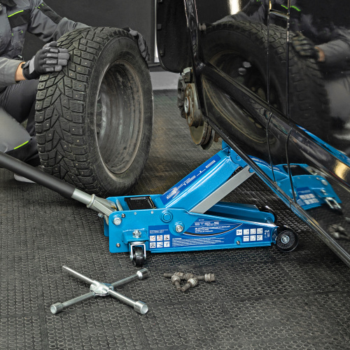 Домкрат гидравлический подкатной, быстрый подъем, 3 т, Quick, 130-465 мм, профессиональный Stels по ценам производителя в Воронеже с доставкой по всей России