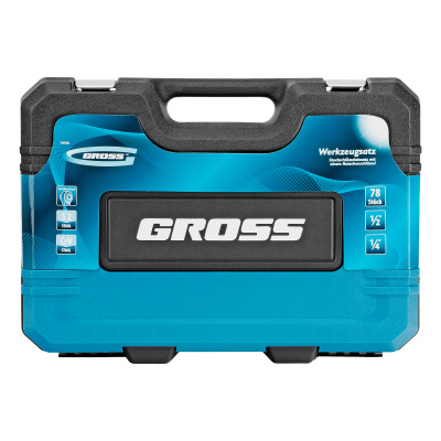 Набор инструментов, 1/4", 1/2", CrV, 120 зубьев, 78 предметов Gross по ценам производителя в Воронеже с доставкой по всей России