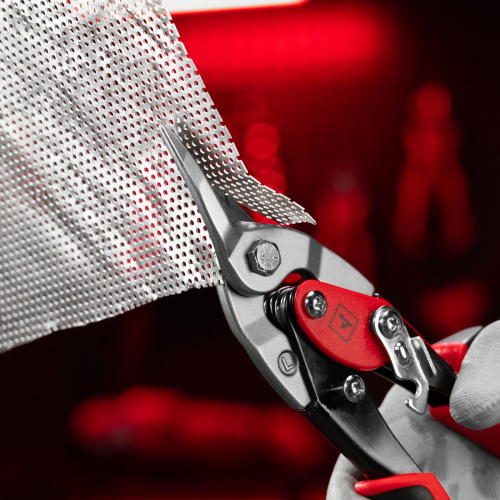 Ножницы по металлу, 250 мм, левый рез, сталь CRMO, двухкомпонентные рукоятки, PRO Matrix по ценам производителя в Воронеже с доставкой по всей России