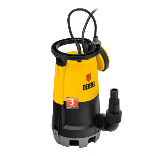 Дренажный насос для чистой и грязной воды DP450S, 450 Вт, напор 6 м, 12000 л/ч Denzel по ценам производителя в Воронеже с доставкой по всей России