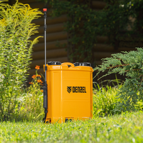 Опрыскиватель ранцевый аккумуляторный D-16LA, 16 л, 12 В, 8 Ач Denzel по ценам производителя в Воронеже с доставкой по всей России