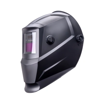 Маска сварщика KVAZARRUS чёрная (ф-р 3500V) без коробки