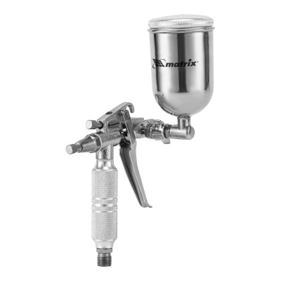 Краскораспылитель пневматический для финишных работ с верхним бачком V 0,1 л, сопло D 0.5 мм Matrix по ценам производителя в Воронеже с доставкой по всей России