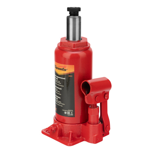 Домкрат гидравлический бутылочный, 5 т, h подъема 195-380 мм Sparta по ценам производителя в Воронеже с доставкой по всей России