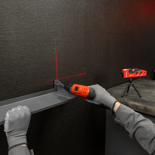 Лазерный уровень, 180 мм, 220 мм штатив, 4 глазка Matrix по ценам производителя в Воронеже с доставкой по всей России