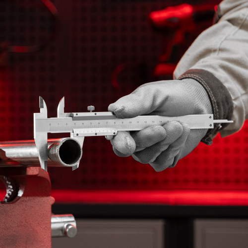 Штангенциркуль, 150 мм, цена деления 0.02 мм, металлический, с глубиномером Matrix по ценам производителя в Воронеже с доставкой по всей России