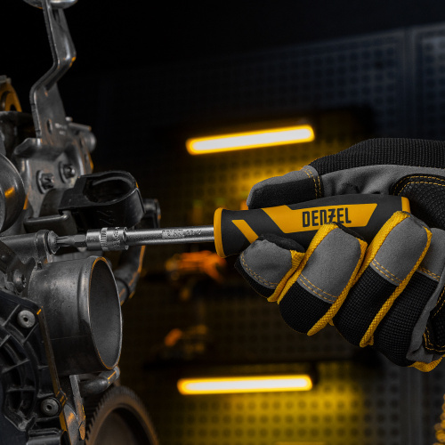 Набор инструментов, 1/2", 1/4", CrV, S2, пластиковый кейс, 194 предмета Denzel по ценам производителя в Воронеже с доставкой по всей России