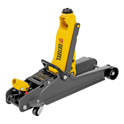 Домкрат гидравлический подкатной с фиксатором, 2,5 т, 85-385 мм Denzel по ценам производителя в Воронеже с доставкой по всей России