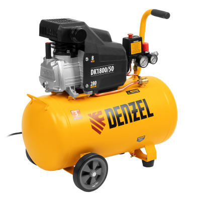 Компрессор воздушный DK1800/50, Х-PRO 1.8 кВт, 280л/мин, 50л Denzel по ценам производителя в Воронеже с доставкой по всей России