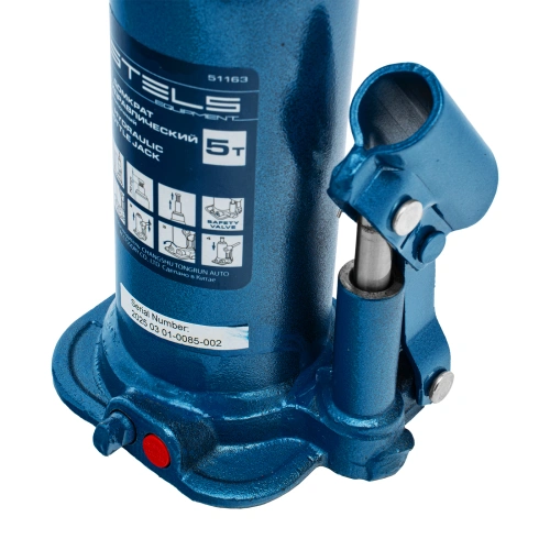 Домкрат гидравлический бутылочный, 5 т, h подъема 207-404 мм Stels по ценам производителя в Воронеже с доставкой по всей России