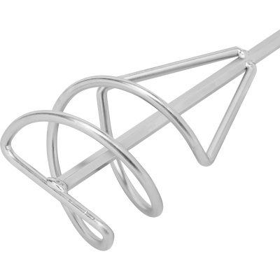 Миксер из оцинкованной стали, D 80 мм, L 450 мм, для песчано-гравийных смесей Сибртех по ценам производителя в Воронеже с доставкой по всей России