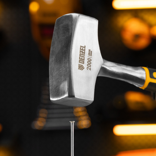 Кувалда 2 кг, цельнометаллическая, двухкомпонентная рукоятка Denzel по ценам производителя в Воронеже с доставкой по всей России