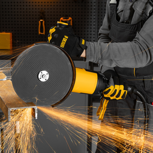 Машина шлифовальная угловая AG230-2400, 2400 Вт, 230 мм, 6000 об/мин Denzel по ценам производителя в Воронеже с доставкой по всей России