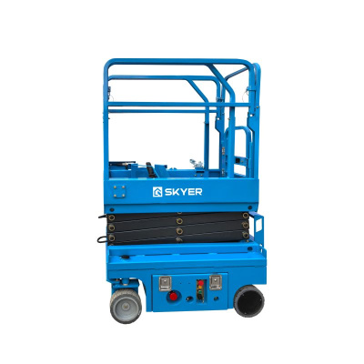 Самоходный ножничный подъемник SKYER PL0724 с выдвижной платформой (узкая база) по ценам производителя в Воронеже с доставкой по всей России