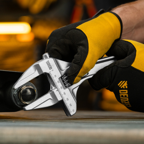 Ключ разводной 205 мм, алюминиевый Denzel по ценам производителя в Воронеже с доставкой по всей России