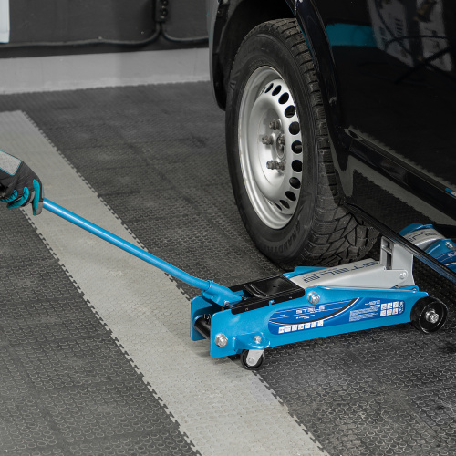 Домкрат гидравлический подкатной, высокий подъем, 3т, SUV, 190-535 мм, в кейсе Stels по ценам производителя в Воронеже с доставкой по всей России