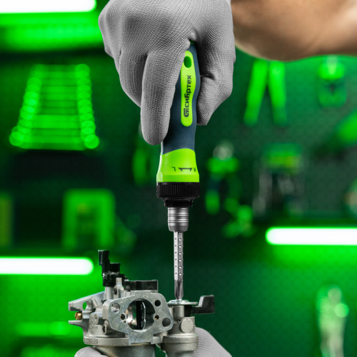 Отвертка реверсивная комбинированная PH2/SL6, CrV Сибртех по ценам производителя в Воронеже с доставкой по всей России