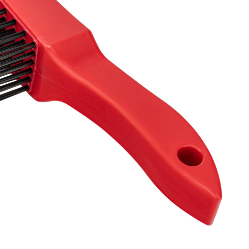 Щетка зачистная шестирядная, закаленная прямая проволока с пластиковой ручкой Matrix по ценам производителя в Воронеже с доставкой по всей России