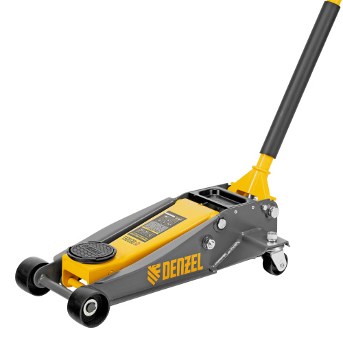 Домкрат гидравлический подкатной, 3 т, 125-470 мм, быстрый подъем, проф. Denzel по ценам производителя в Воронеже с доставкой по всей России