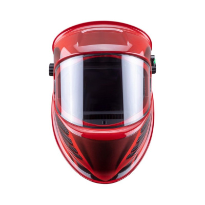 Маска сварщика КОРУНД МЕГА красная (ф-р MEGA LED) в коробке по ценам производителя в Воронеже с доставкой по всей России