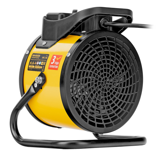 Тепловая пушка, керамический нагреватель (тепловентилятор) DHC 2-100, 230 В, 0.025/1/2 кВт Denzel купить в Москве с доставкой по всей России | ProtosMarket.ru