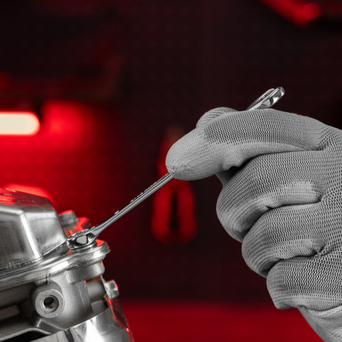 Ключ комбинированный, 9 мм, CrV, полированный хром Matrix по ценам производителя в Воронеже с доставкой по всей России