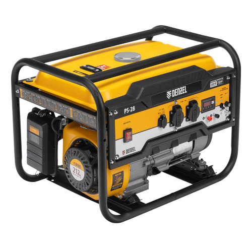 Генератор бензиновый PS 28, 2.8 кВт, 230 В, 15 л, ручной стартер Denzel по ценам производителя в Воронеже с доставкой по всей России