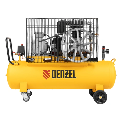 Компрессор воздушный, ременный привод BCI4000-T/100, 4.0 кВт, 100 литров, 690 л/мин Denzel по ценам производителя в Воронеже с доставкой по всей России