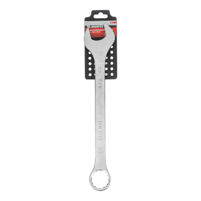 Ключ комбинированный, 32 мм, CrV, матовый хром Matrix по ценам производителя в Воронеже с доставкой по всей России