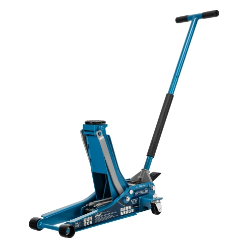 Домкрат гидравлический подкатной 3 т, быстрый подъем, Low profile quick lift, 75-505 мм, профессиональный STELS по ценам производителя в Воронеже с доставкой по всей России