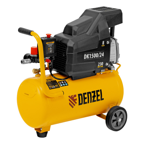 Компрессор воздушный DK1500/24, Х-PRO 1.5 кВт, 230 л/мин, 24 л Denzel по ценам производителя в Воронеже с доставкой по всей России
